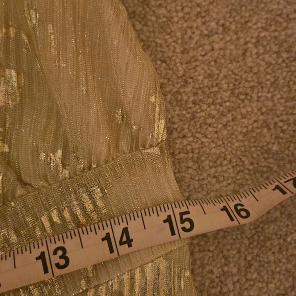 Elegant Gold Sequin Evening Dress NWOT - Picture 5 of 7